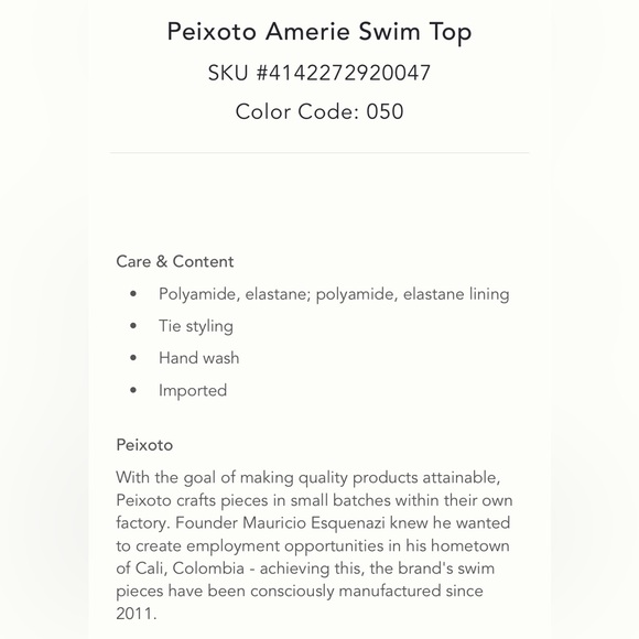 NWT Anthropologie Peixoto Amerie Swim Top - Picture 14 of 16